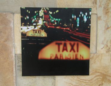 Tela Decorativa Táxi 30x30CM